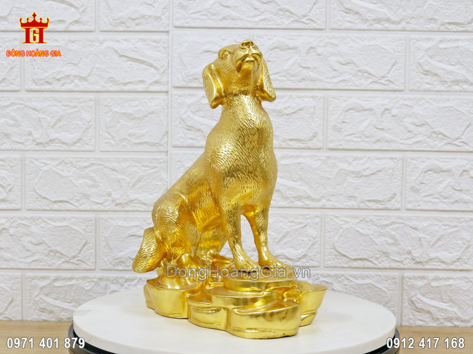 Pho tượng chó phong thủy mang ý nghĩa biểu tượng tài lộc, may mắn